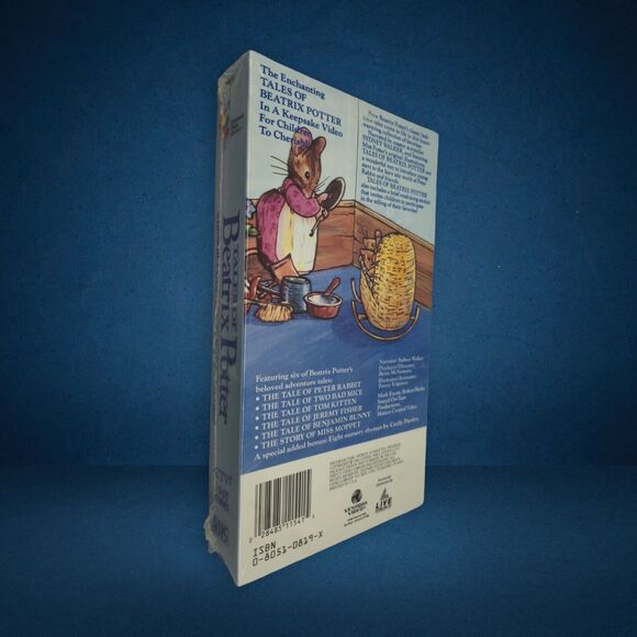 1986 Retro Sealed Tales of Beatrix Potter VHS Show Me Story Coffee Table Videos - Picture 3 of 7